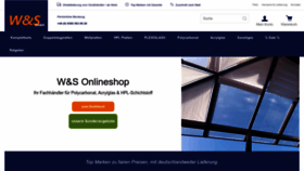 What Ws-onlineshop.de website looked like in 2023 (This year)
