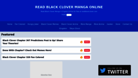 What Ww3.readblackclover.com website looked like in 2023 (This year)