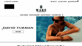 What Warejewelers.com website looked like in 2023 (This year)