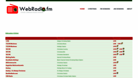 What Web-radio.com website looked like in 2023 (This year)