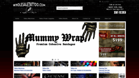 What Wholesaletattoo.com website looked like in 2023 (This year)