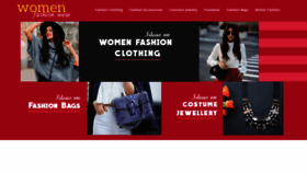 What Womenfashionwear.com website looked like in 2023 (This year)