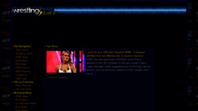 What Wrestling-radio.com website looked like in 2023 (This year)