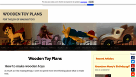 What Wooden-toy-plans.com website looked like in 2023 (This year)