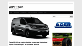 What Whattruck.ro website looked like in 2023 (This year)