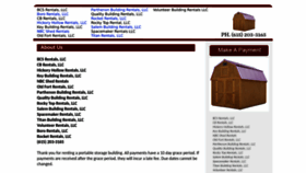 What Werentsheds.com website looked like in 2023 (1 year ago)