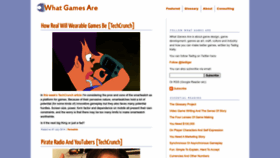 What Whatgamesare.com website looked like in 2023 (This year)