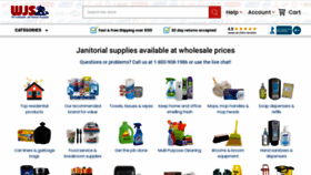 What Wholesalejanitorialsupply.com website looked like in 2023 (This year)