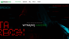 What Wynajmijhakera.pl website looked like in 2023 (This year)