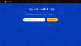 What Webemoji.org website looked like in 2023 (This year)