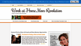 What Workathomemomrevolution.com website looked like in 2023 (This year)
