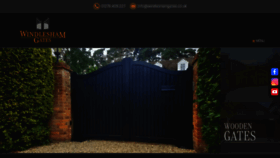 What Windlesham-electric-gates.co.uk website looked like in 2023 (This year)