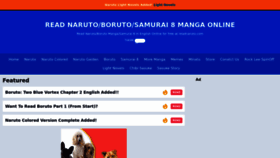 What Ww4.readnaruto.com website looked like in 2023 (This year)