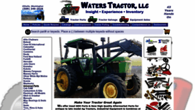What Waterstractor.com website looked like in 2023 (This year)