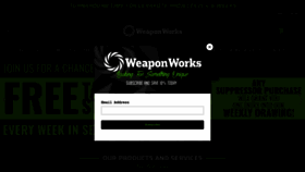 What Weaponworksllc.com website looked like in 2023 (This year)