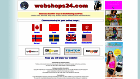 What Webshops24.com website looked like in 2023 (This year)