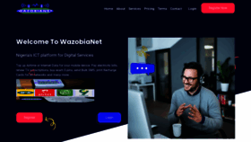 What Wazobianet.com website looked like in 2023 (This year)