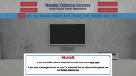 What Webster-tech.co.uk website looked like in 2023 (This year)