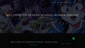 What Welcometodemonschool.com website looked like in 2023 (This year)