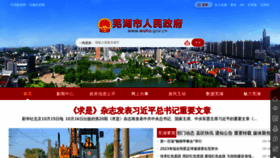 What Wuhu.gov.cn website looked like in 2023 (This year)