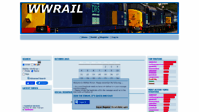What Wwrail.net website looked like in 2023 (This year)