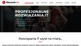 What Wieczorekweb.pl website looked like in 2023 (This year)