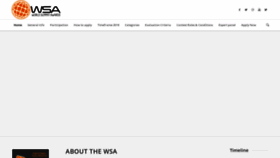 What Wsa-albania.org website looked like in 2023 (This year)