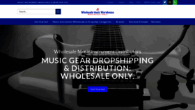 What Wholesalemusicwarehouse.com website looked like in 2023 (This year)