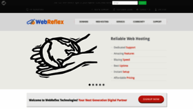 What Webreflex.in website looked like in 2023 (This year)