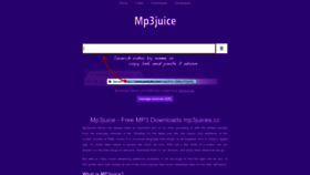 What Wvw.mp3juice.su website looked like in 2023 (This year)