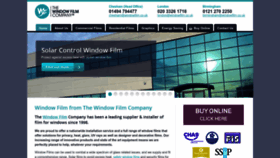 What Windowfilm.co.uk website looked like in 2023 (This year)