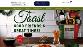 What Winecountrygiftbaskets.com website looked like in 2023 (This year)