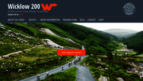 What Wicklow200.ie website looked like in 2023 (This year)