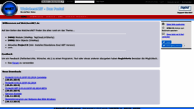 What Watchersnet.de website looked like in 2023 (This year)