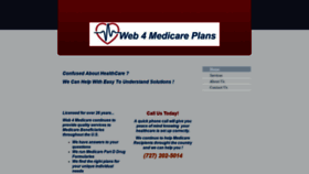 What Web4medicareplans.com website looked like in 2023 (This year)