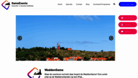 What Waddengame.nl website looked like in 2023 (This year)