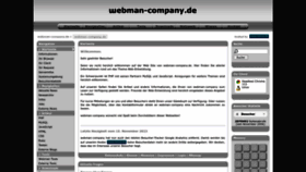 What Webman-company.de website looked like in 2023 (This year)