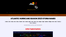 What Weatherpr.com website looked like in 2023 (This year)