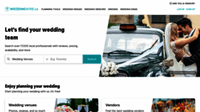 What Weddingwire.ca website looked like in 2023 (This year)