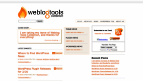What Weblogtoolscollection.com website looked like in 2023 (This year)