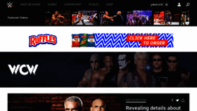 What Wcw.com website looked like in 2023 (This year)