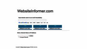 What Websiteinformer.com website looked like in 2023 (This year)