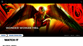 What Wonderwoman.com website looked like in 2023 (This year)