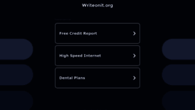 What Writeonit.org website looked like in 2023 (This year)