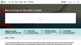 What Whichairline.com website looked like in 2023 (This year)