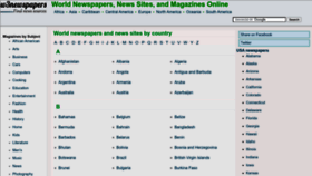 What W3newspapers.com website looked like in 2023 (This year)