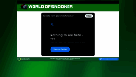 What Worldofsnooker.co.uk website looked like in 2023 (This year)