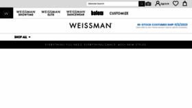 What Weissmans.com website looked like in 2023 (This year)