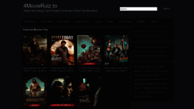 What Watchmovierulz.net website looked like in 2023 (This year)