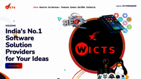 What Wicts.co.in website looked like in 2023 (This year)